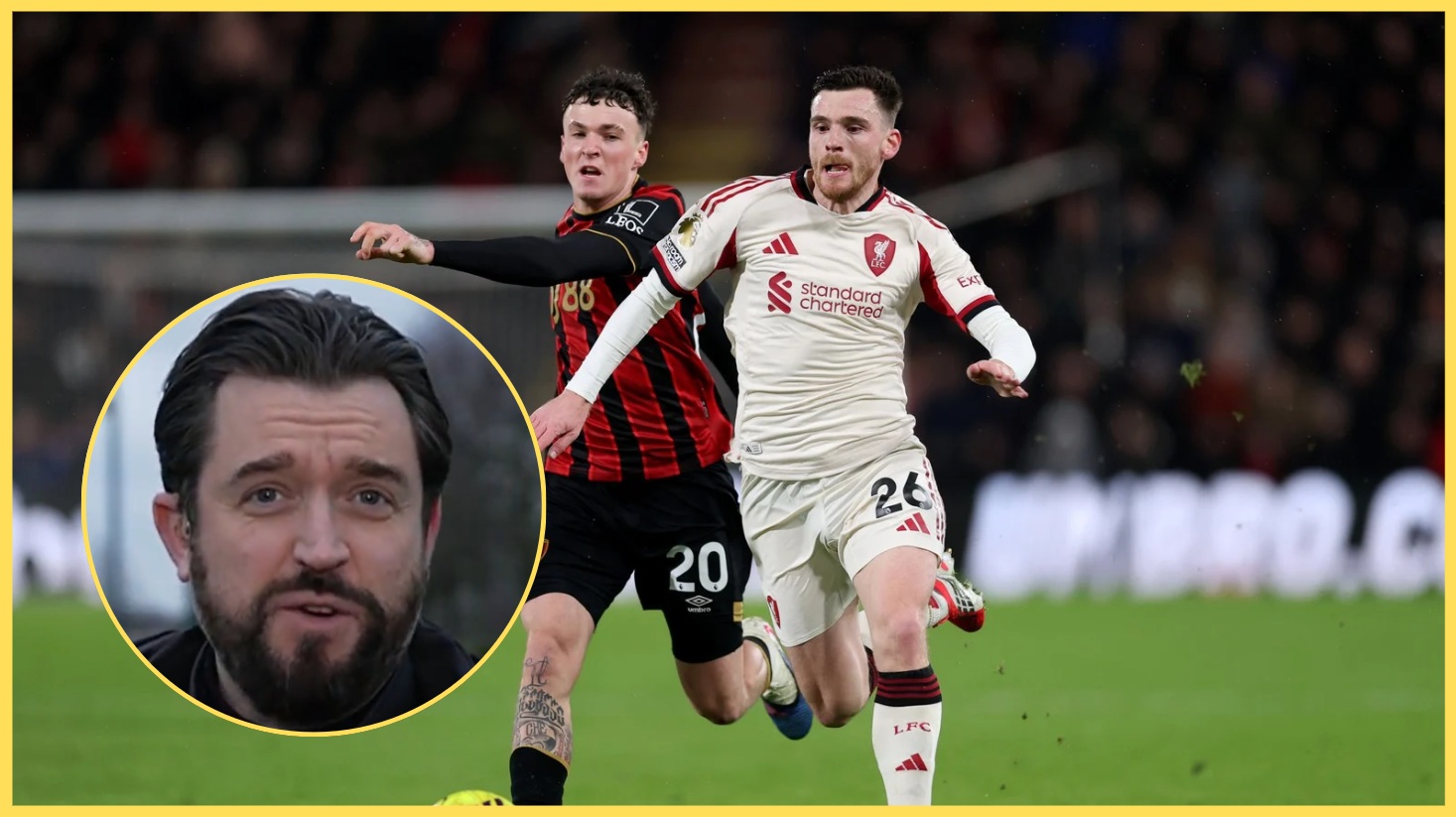 ‘Our information…’ – Sky reporter shares deadline day Andy Robertson update live on air - The Empire of The Kop