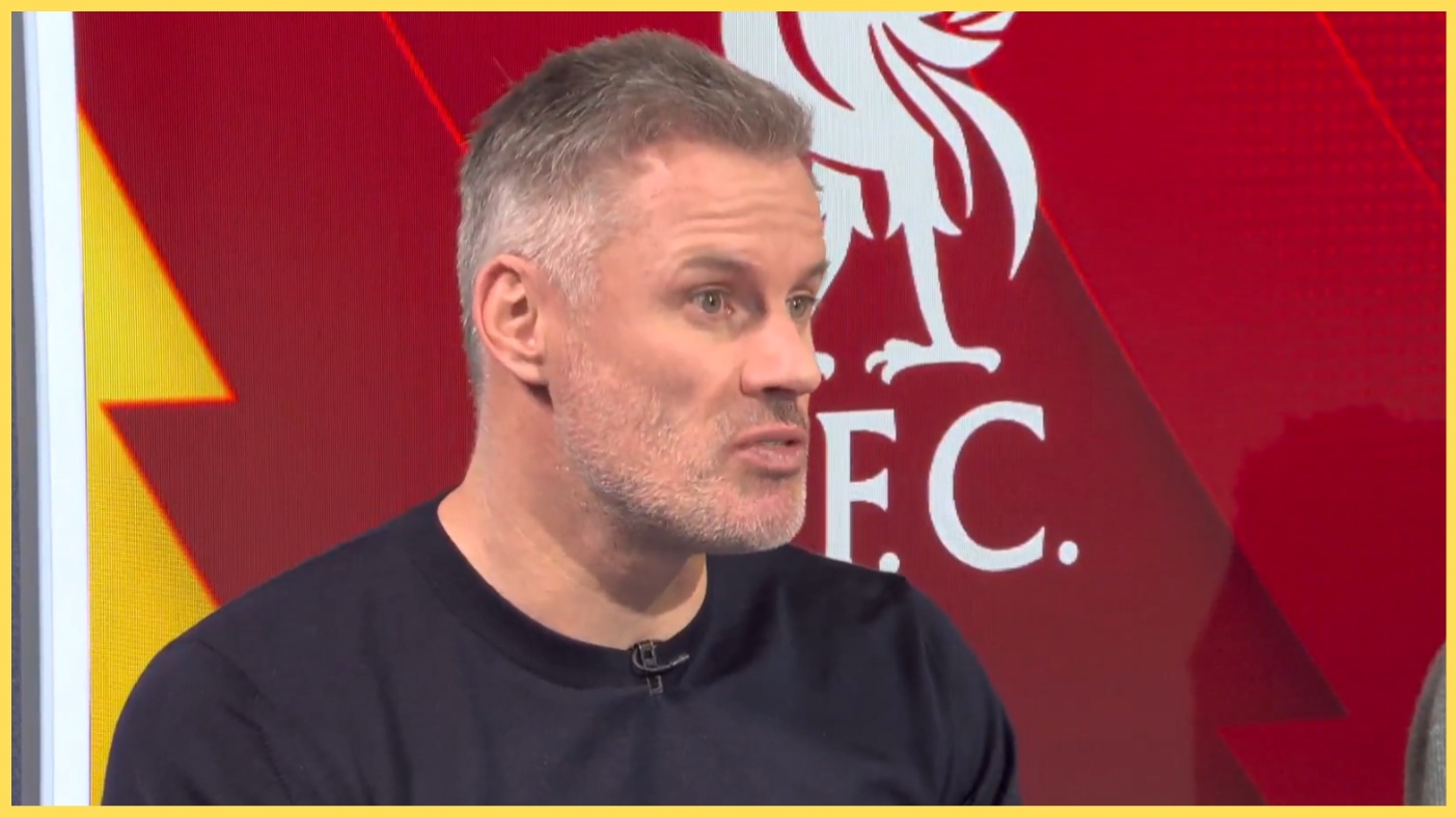 Jamie Carragher was critical of Alisson Becker over the penalty awarded to Man City