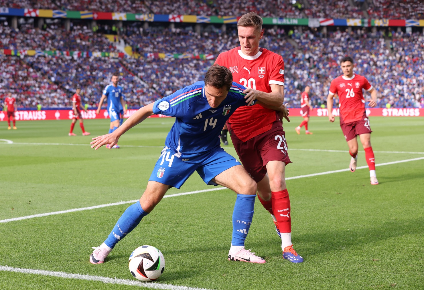 Federico Chiesa hasn't played for Italy since their elimination from Euro 2024