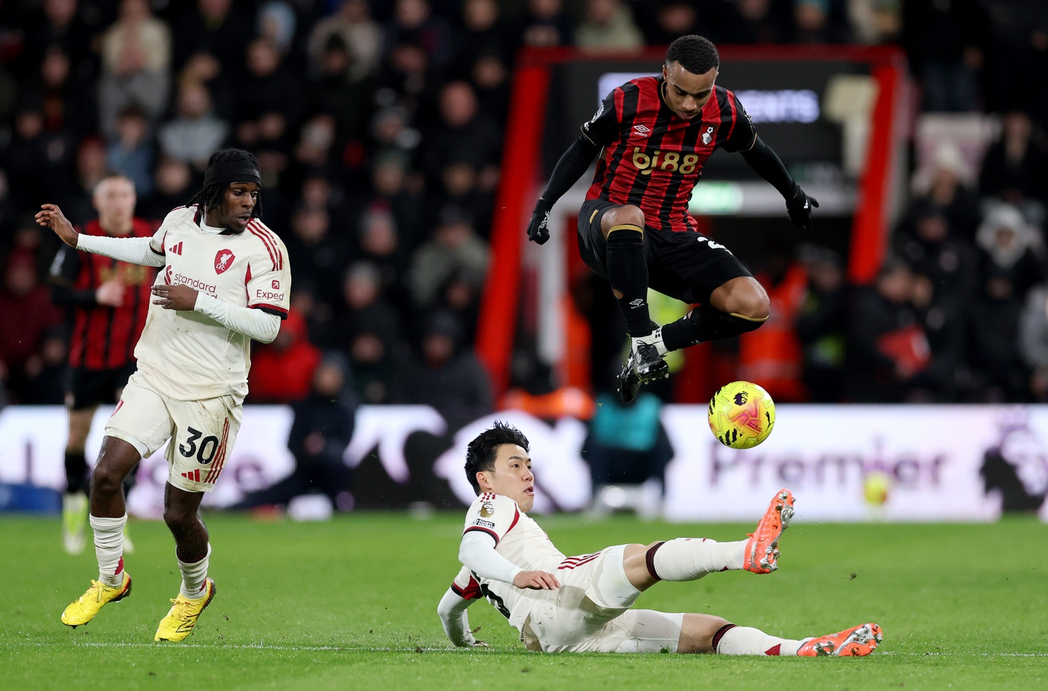 Liverpool are reportedly eyeing a move for Bournemouth striker Eli Junior Kroupi