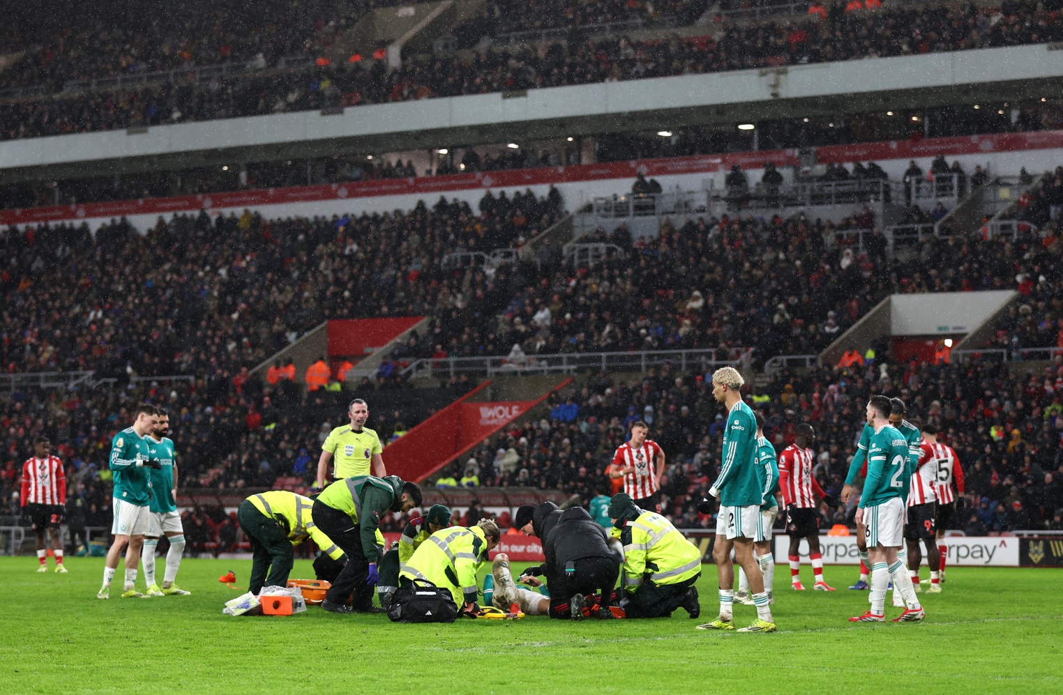 Wataru Endo suffered a serious injury in Liverpool's win over Sunderland last week