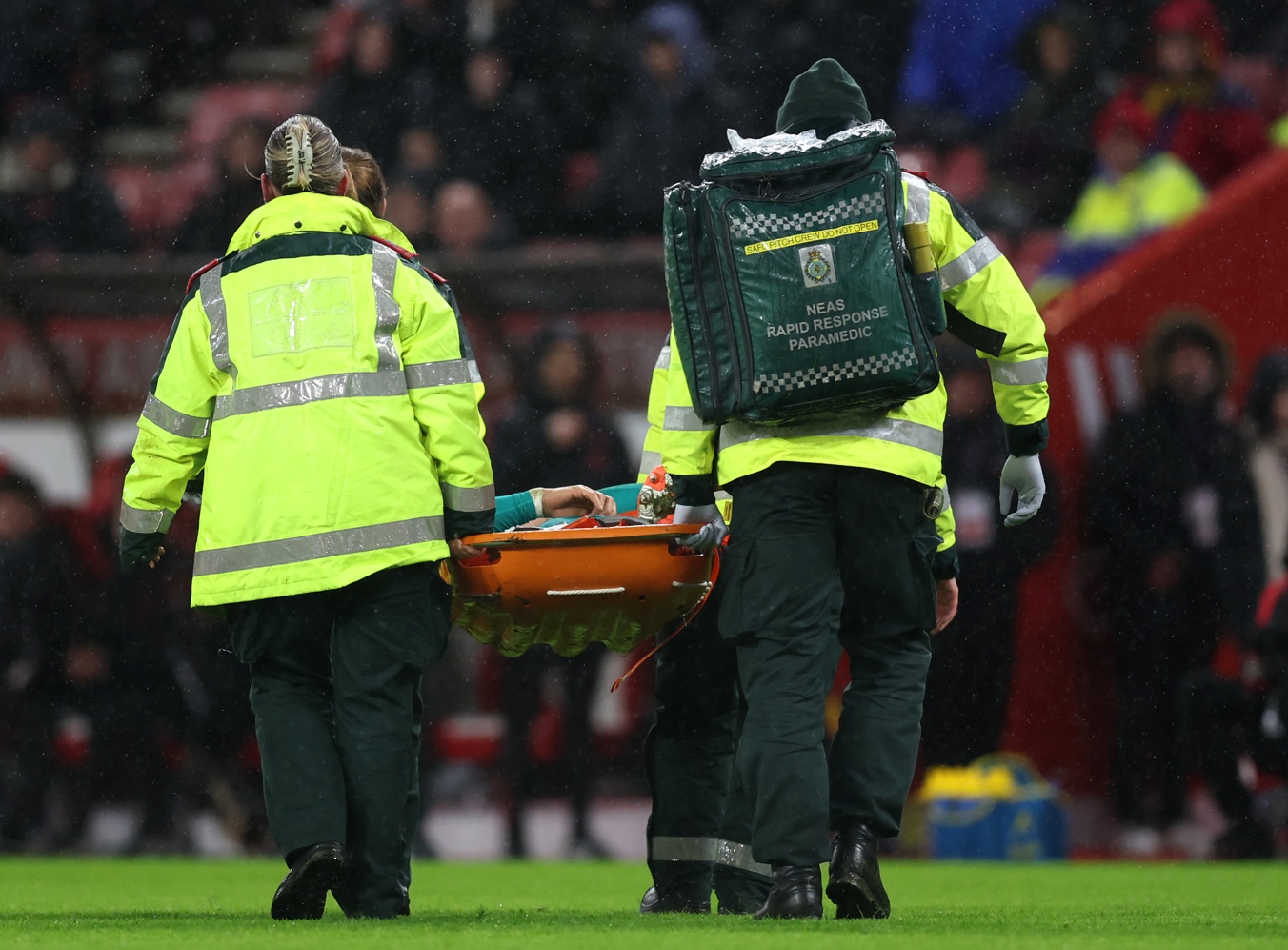 Wataru Endo sufferd a nasty ankle injury in Liverpool's win over Sunderland