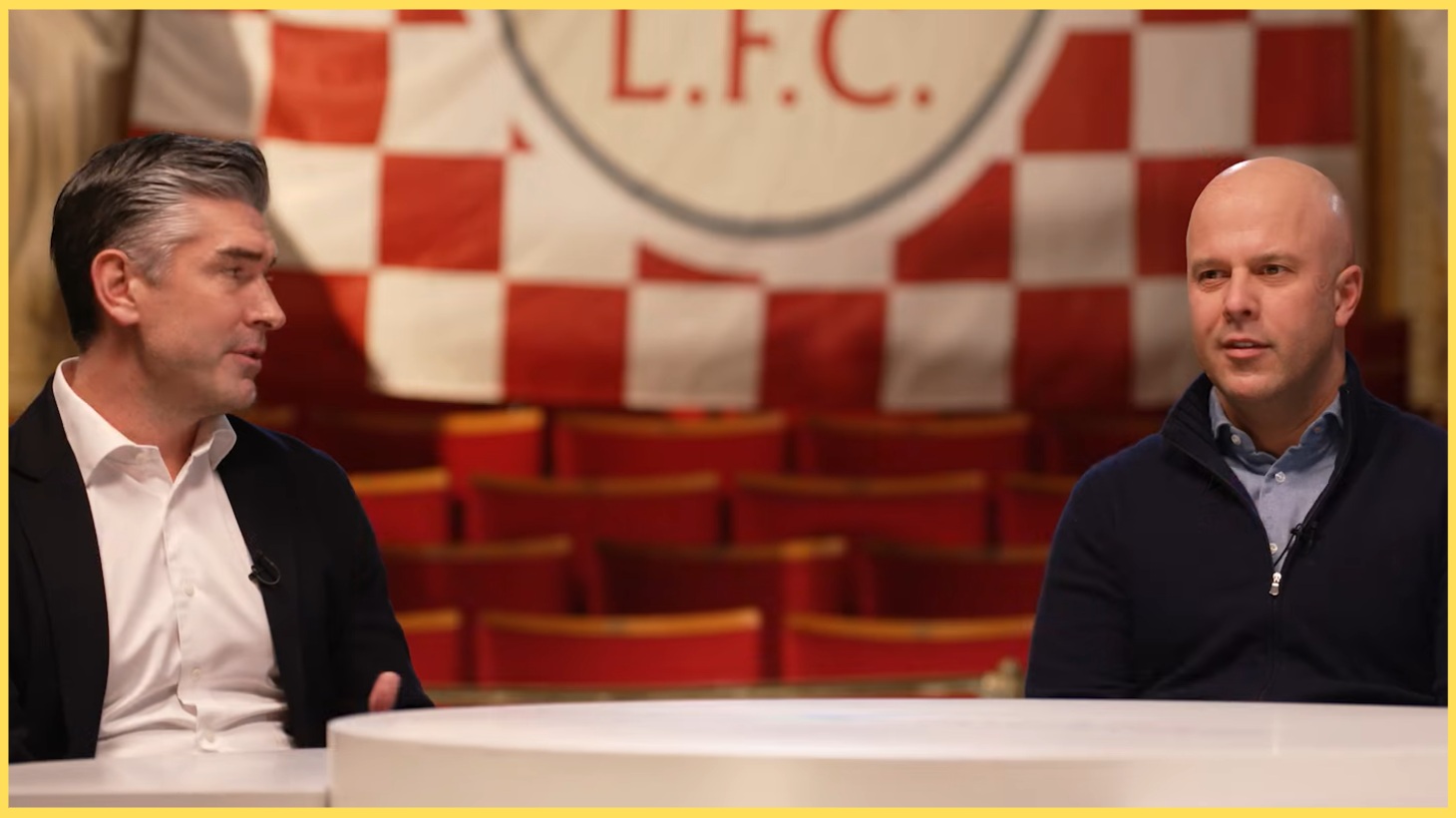 Richard Hughes has publicly addressed the professional relationship that he has with Arne Slot