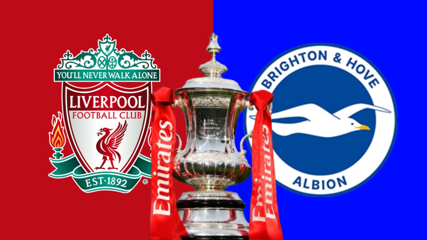 Liverpool and Brighton meet at Anfield in the FA Cup on Saturday