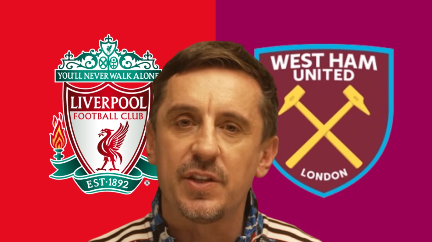 Gary Neville has agreed with Roberto Martinez's prediction for Liverpool v West Ham