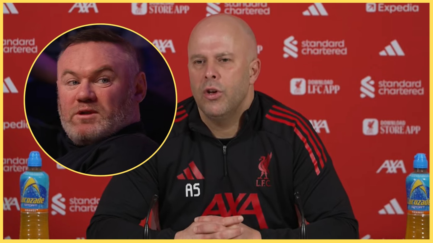 Arne Slot has responded to Wayne Rooney's claim that the Liverpool head coach lacks 'aura'