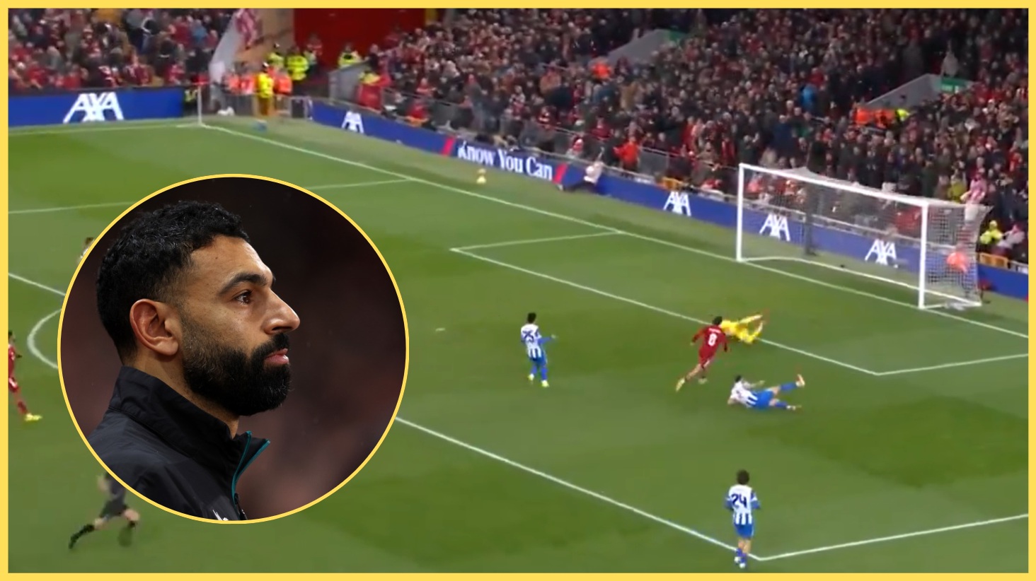 Mo Salah teed up Dominik Szoboszlai to score against Brighton