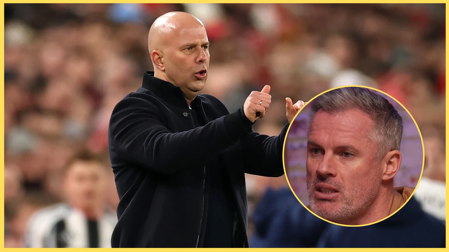 Jamie Carragher has jumped to the defence of Arne Slot over how Liverpool's season has transpired