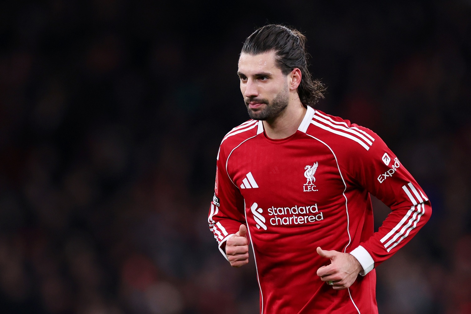 Dominik Szoboszlai started at right-back in Liverpool's win over Nottingham Forest