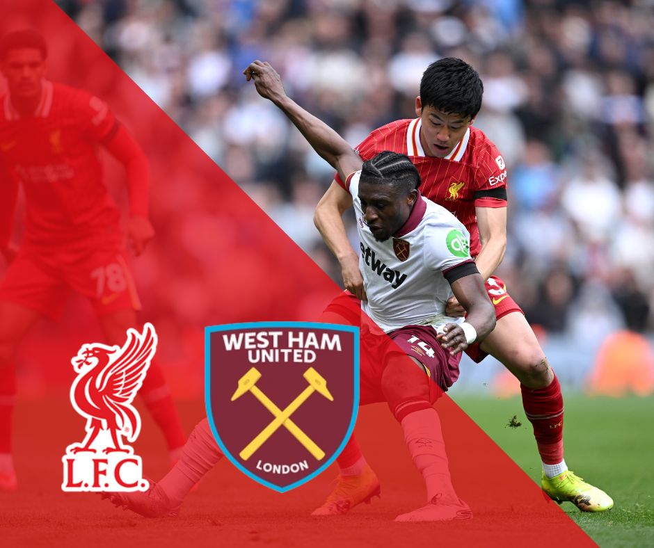 Liverpool welcome West Ham to Anfield in the Premier League on Saturday afternoon