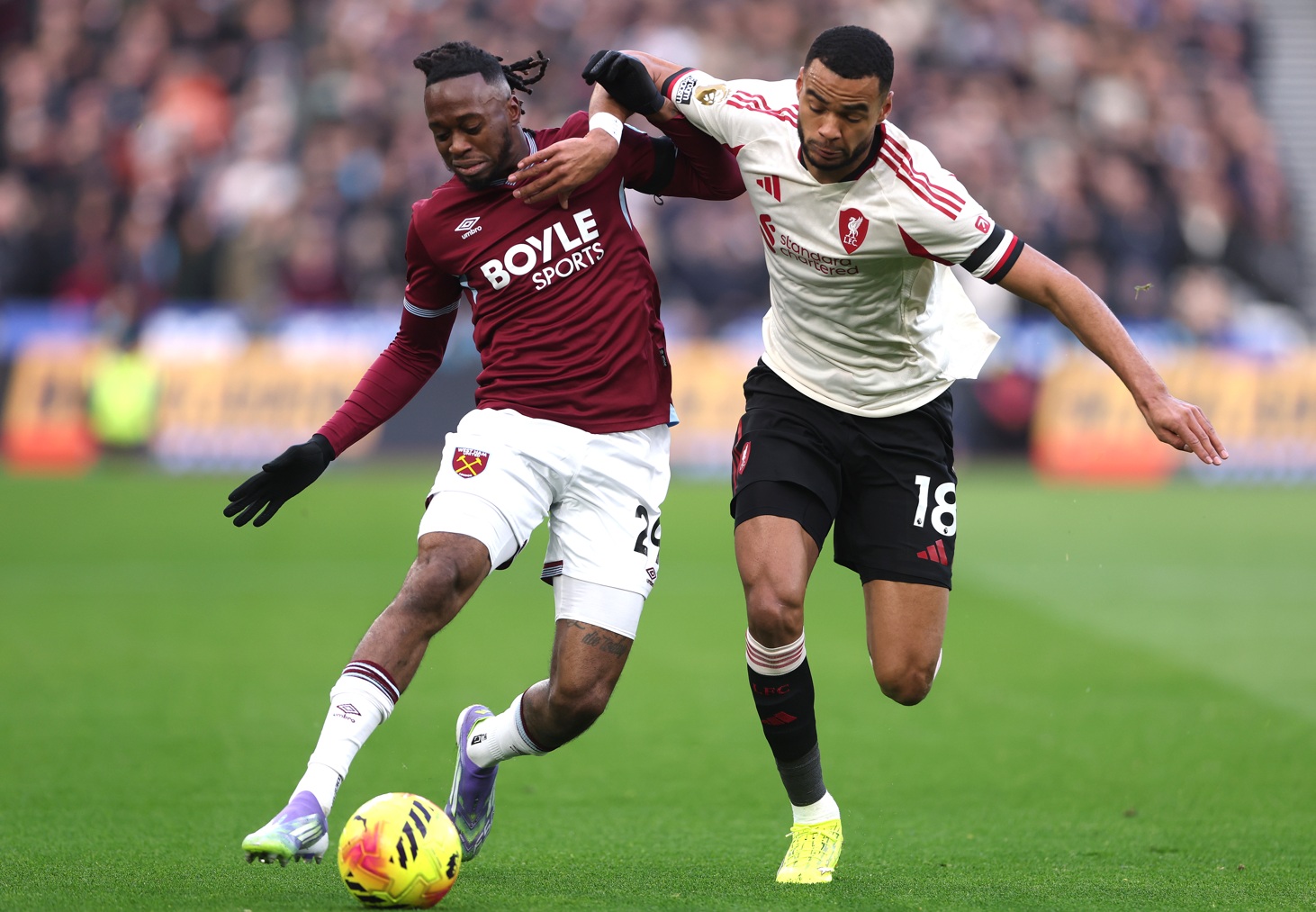 Liverpool had to fight hard for their 2-0 win at West Ham earlier in the season