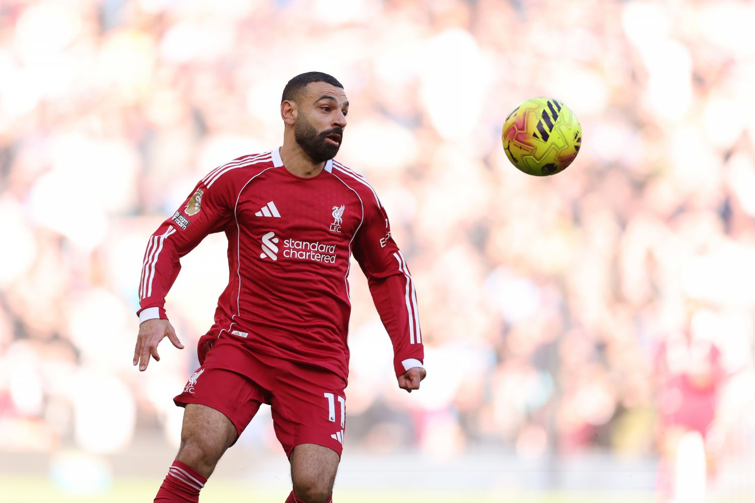 Mo Salah against West Ham