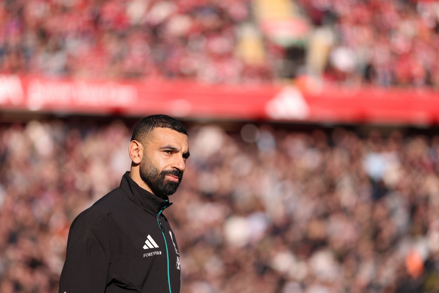 Mo Salah before playing West Ham