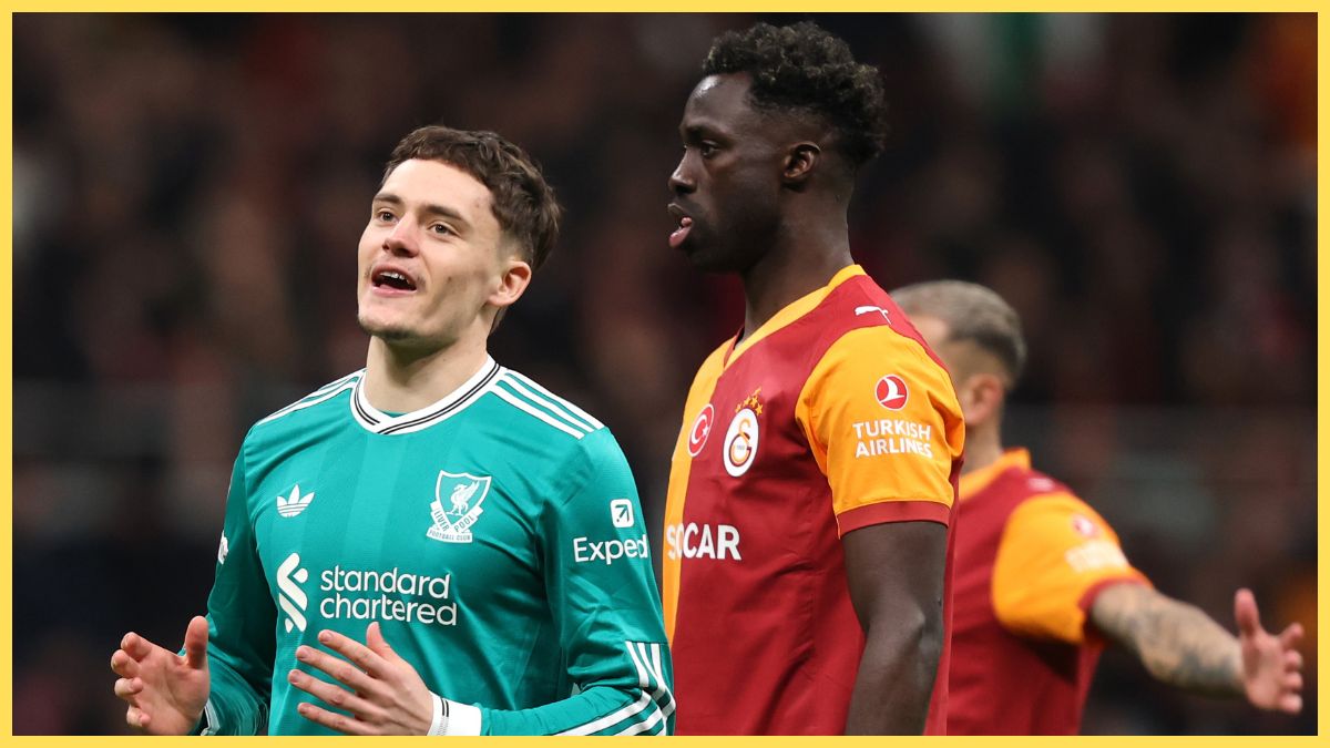 Florian Wirtz of Liverpool reacts during the UEFA Champions League 2025/26 Round of 16 First Leg match between Galatasaray SK and Liverpool