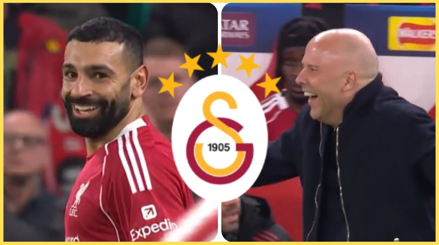 (Video) Slot and Salah could only laugh at what one Galatasaray player did v Liverpool last night