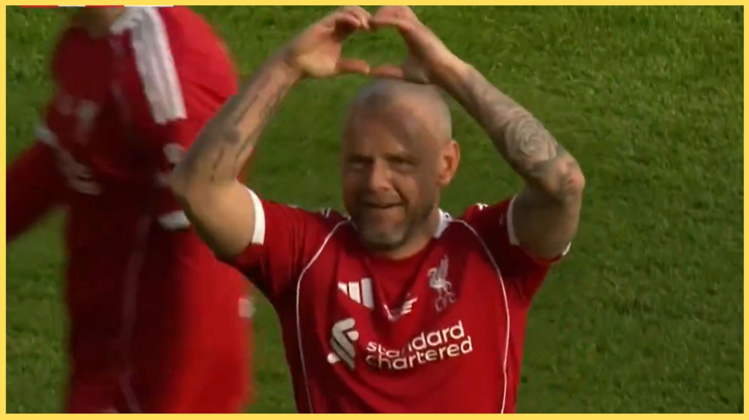 (Video) Jay Spearing embraces his inner Gerrard with thunderbolt goal for Liverpool Legends