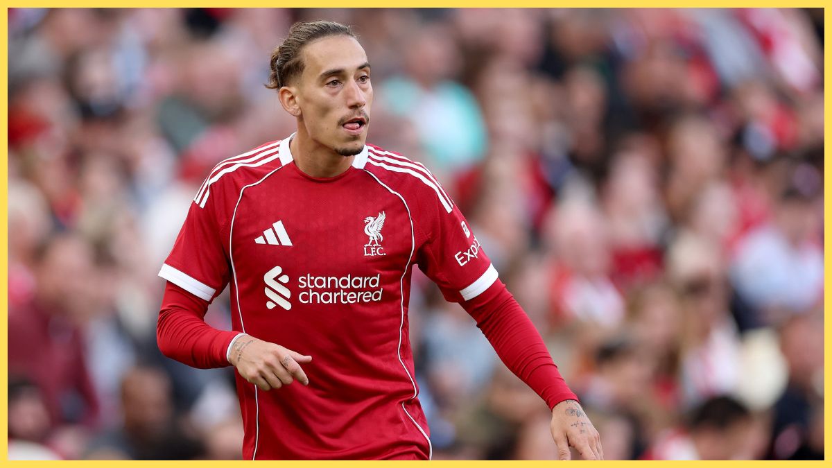 Kostas Tsimikas of Liverpool during the pre-season friendly match between Liverpool v Athletic Club Bilbao at Anfield