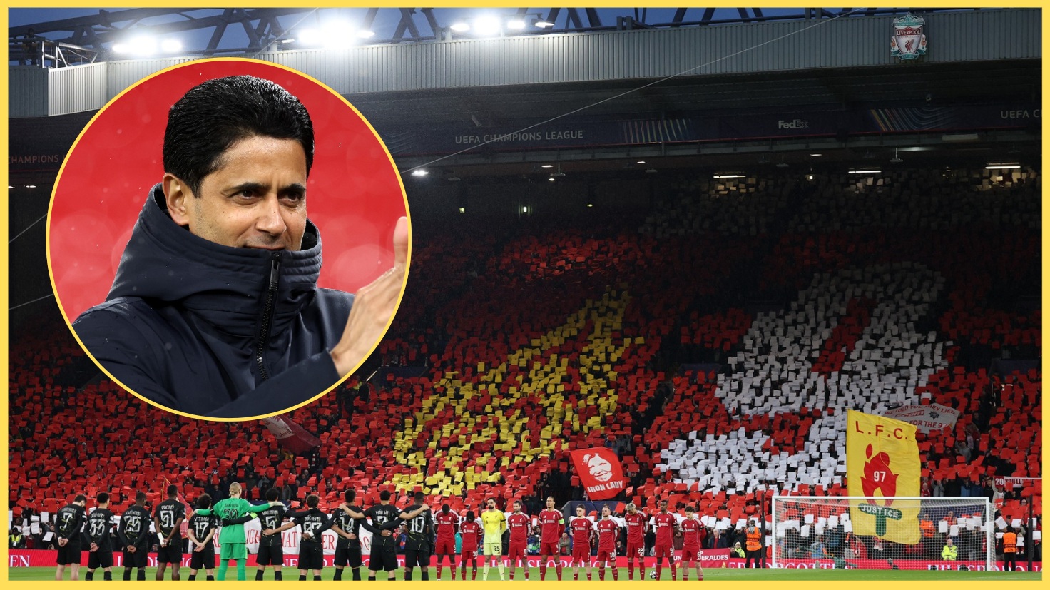 PSG president pays heartfelt tribute to 97 Liverpool fans unlawfully killed in Hillsborough disaster