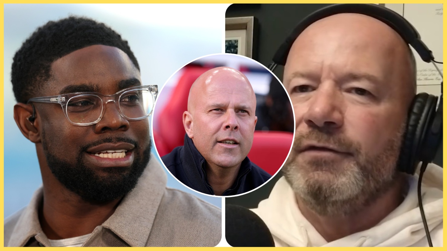 Micah Richards and Alan Shearer disagreed on when Arne Slot could leave Liverpool