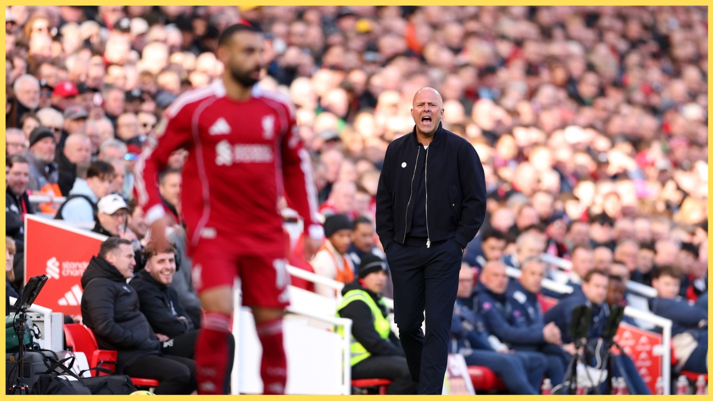 Arne Slot didn't call upon Mo Salah in Liverpool's defeat to PSG