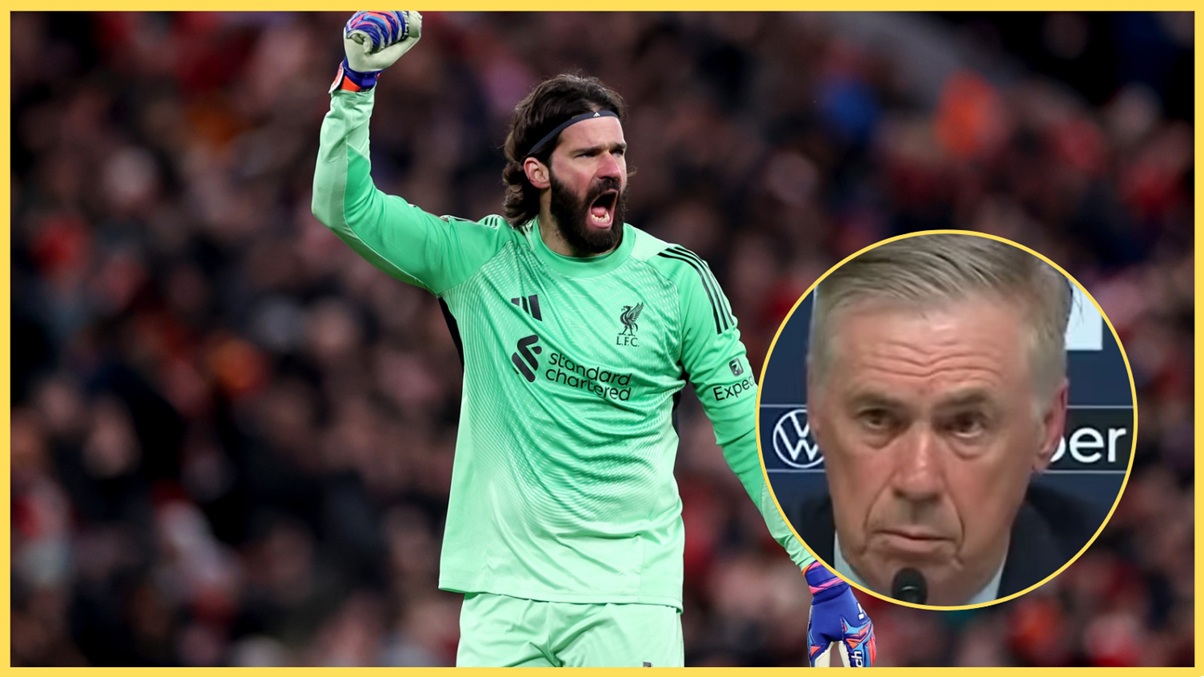 ‘I believe…’ – Carlo Ancelotti hints at Alisson boost for Liverpool after World Cup inclusion