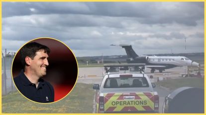 Video) Andoni Iraola touches down at John Lennon Airport