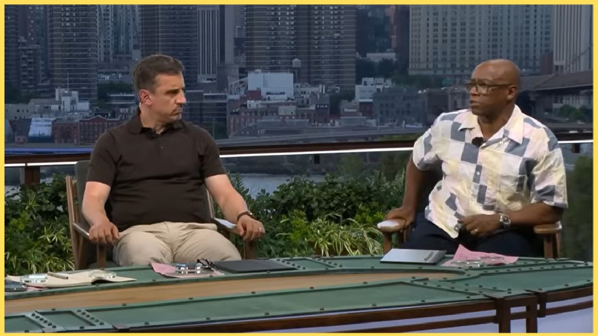 “He’s too good” – Neville and Wright blown away by ‘scary’ Liverpool transfer target at World Cup