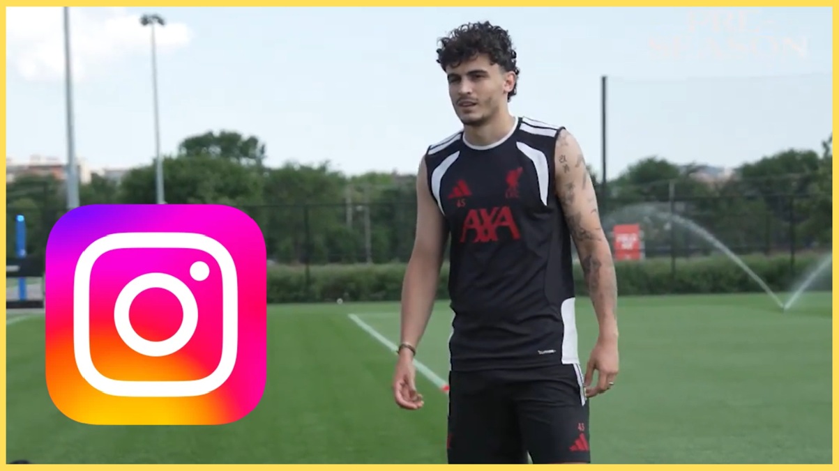 Stefan Bajcetic returned to the training pitch for Liverpool on Thursday