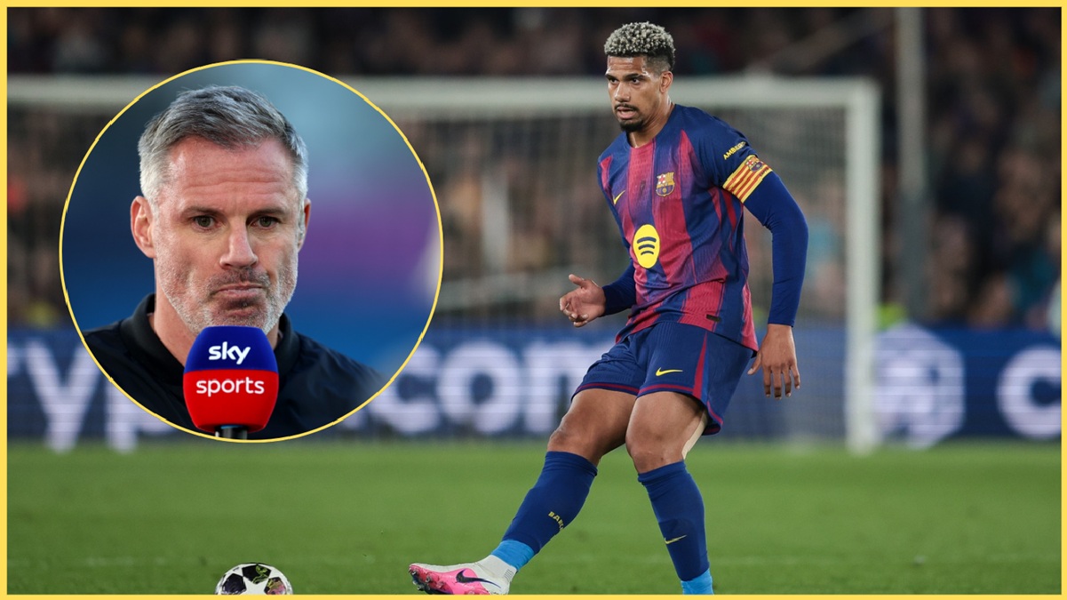 Jamie Carragher has described Liverpool's impending loan move for Ronald Araujo as 'reactive'