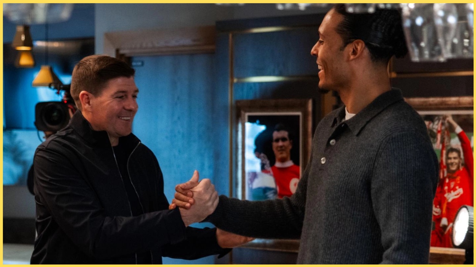 Steven Gerrard spoke with Virgil van Dijk before the latter's transfer to Liverpool