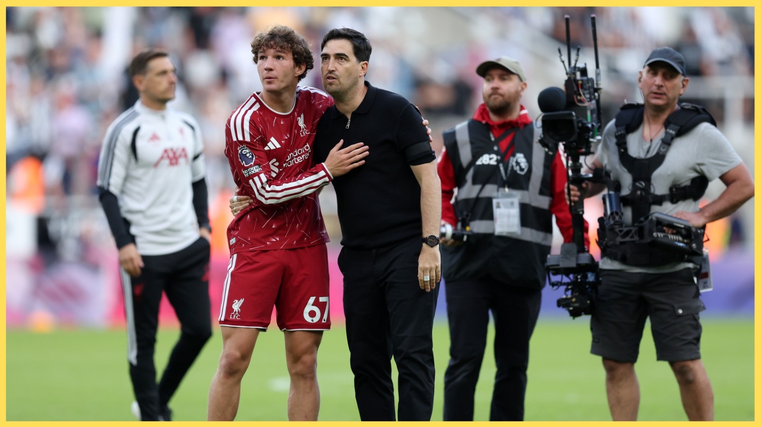 Lewis Koumas sends pointed 12-word message to Andoni Iraola after 'emotional' top-flight debut