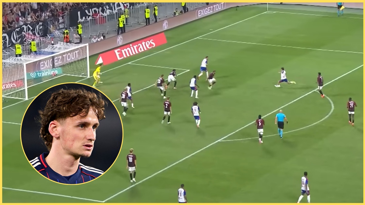 Tyler Morton scored in Lyon's 3-0 win over Sparta Prague on Tuesday night