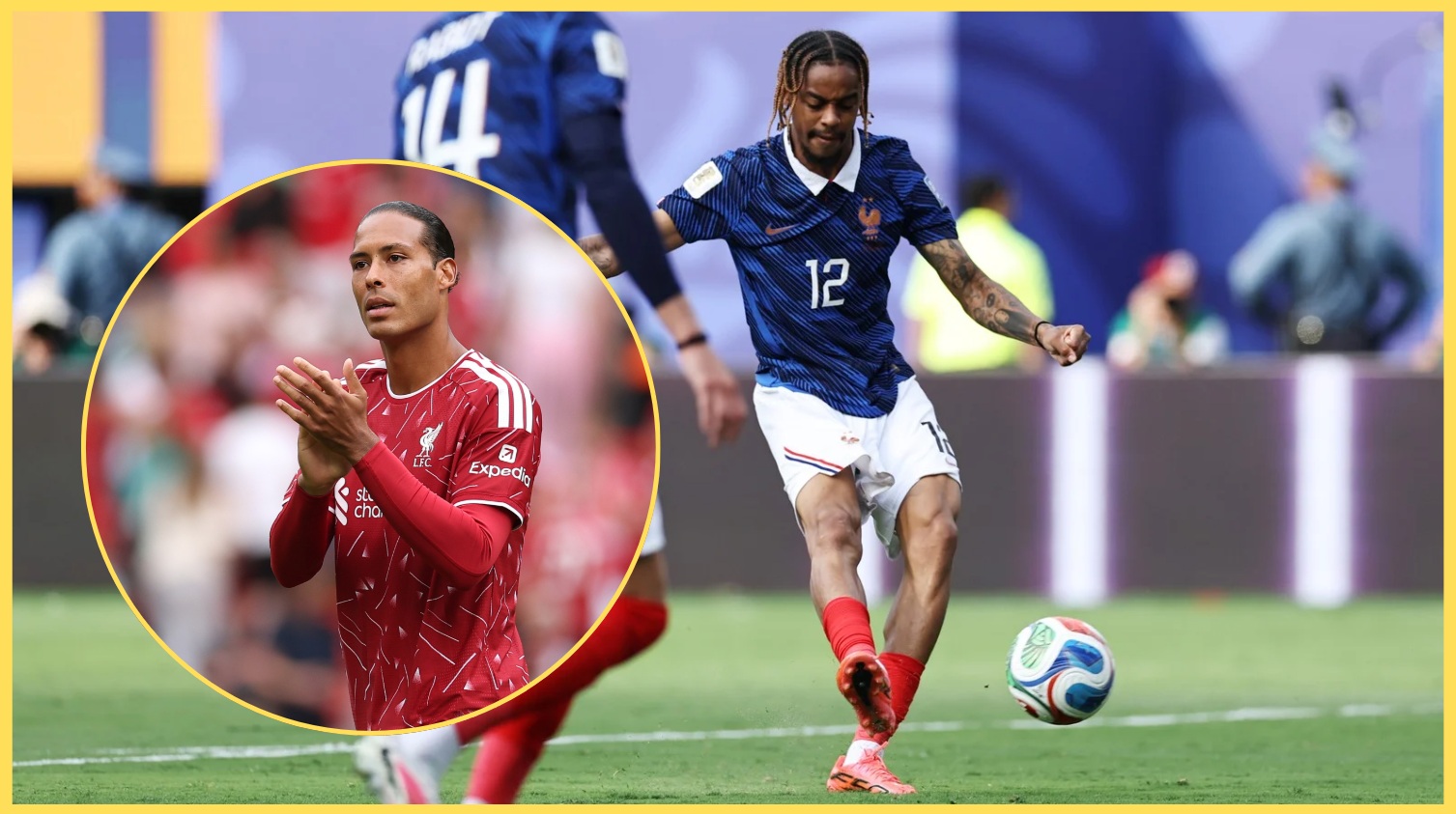 Virgil van Dijk has spoken about Bradley Barcola's imminent move to Liverpool